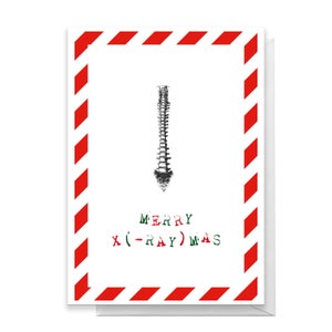 Merry X(-Ray)mas Spine Greetings Card