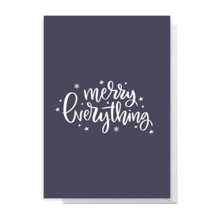Merry Everything Greetings Card