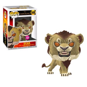 Figurine Pop! Scar (Flocked) - Disney Le Roi Lion