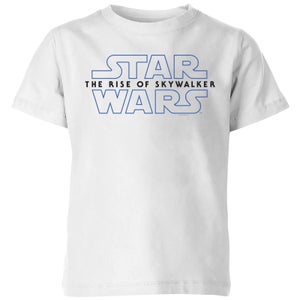 T-Shirt Star Wars L'Ascesa di Skywalker Logo - Bianco - Bambini