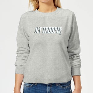Star Wars The Rise Of Skywalker Jet Trooper Women's Sweatshirt - Grey