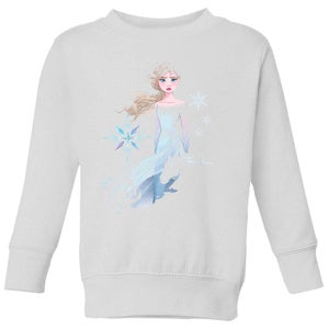 Frozen 2 Nokk Sihouette Kids' Sweatshirt - White