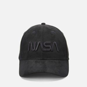 NASA 3D Embroidered Suede Cap - Black
