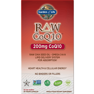 Raw Vegan CoQ10 Capsules 