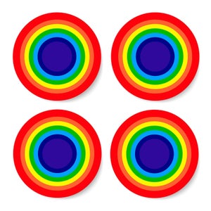 Rainbow Classic Rainbow Coaster Set