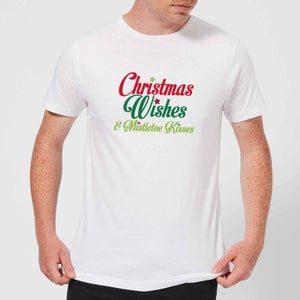 Mistletoe Kisses Men's T-Shirt - White