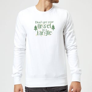 Tinsel Tangle Sweatshirt - White