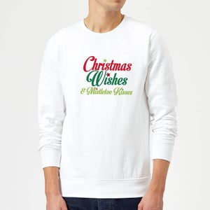 Mistletoe Kisses Sweatshirt - White