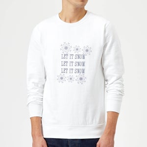 Let it Snow Sweatshirt - White
