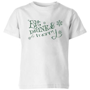 Eat and Drink Kids' T-Shirt - White