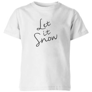 Let It Snow Kids' T-Shirt - White