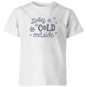 Cold outside Kids' T-Shirt - White