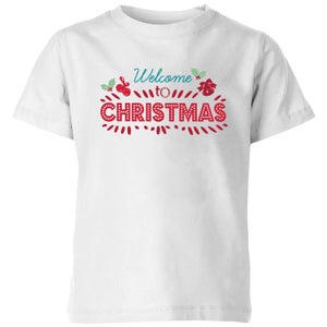 Welcome to Christmas Kids' T-Shirt - White