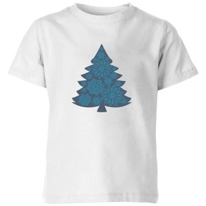 Snowflake tree Kids' T-Shirt - White