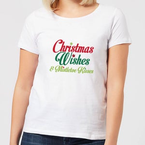 Mistletoe Kisses Women's T-Shirt - White