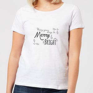 Merry & Bright Days Women's T-Shirt - White