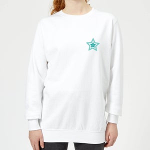 Pocket Star Women's Sweatshirt - White