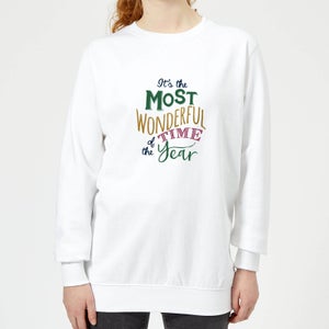 The most wonderful Women's Sweatshirt - White