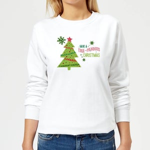 Tree Mendous Women's Sweatshirt - White