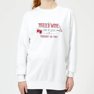 Mulled Wine Women's Sweatshirt - White