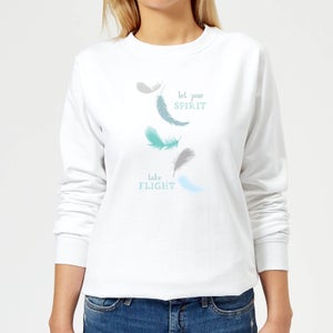 Spirit Flight Women's Sweatshirt - White