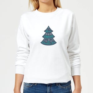 Christmas tree Women's Sweatshirt - White