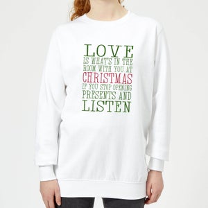 Love Christmas Women's Sweatshirt - White