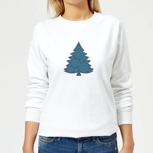 Snowflake tree Women's Sweatshirt - White