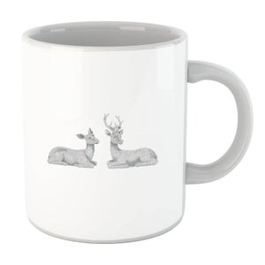 Glitter Stags Mug