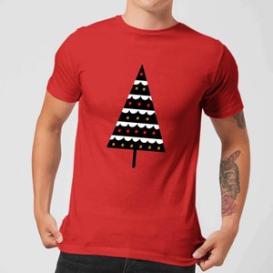 Dark Christmas Tree Men's T-Shirt - Red