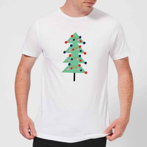 Christmas Tree With Lights Men's T-Shirt - White