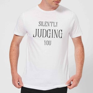 Silently Judging You Men's T-Shirt - White