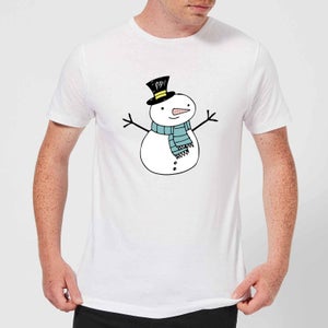 Christmas Snowman Men's T-Shirt - White