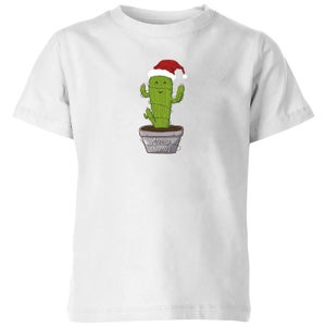 Merry Cactus Kids' T-Shirt - White