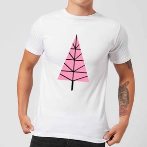 Triangle Christmas Tree Men's T-Shirt - White