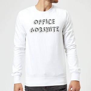 Office Gobshite Sweatshirt - White
