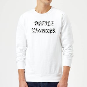 Office Wanker Sweatshirt - White