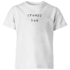 Grumpy Bum Kids' T-Shirt - White