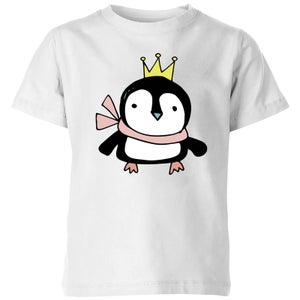 Christmas Penguin Kids' T-Shirt - White