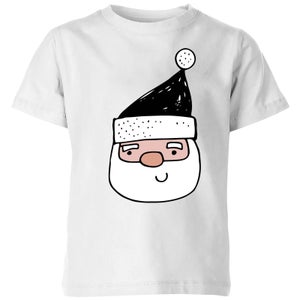 Santa Kids' T-Shirt - White