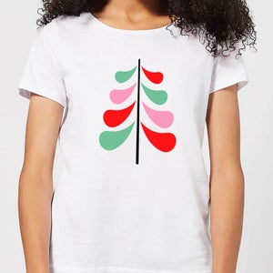 Simple Christmas Tree Women's T-Shirt - White