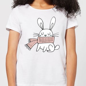 Christmas Rabbit Women's T-Shirt - White