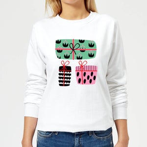 Colourful Presents Women's Sweatshirt - White