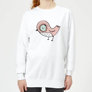 Christmas Bird Women's Sweatshirt - White