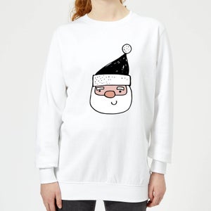 Santa Women's Sweatshirt - White