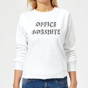 Office Gobshite Women's Sweatshirt - White