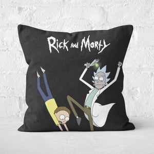 Rick And Morty Portal Square Cushion