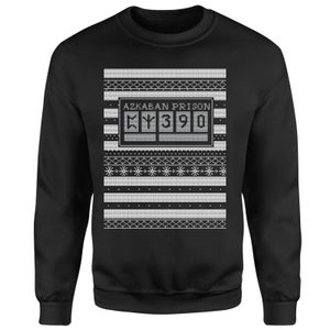 Azkaban Prison Christmas Sweatshirt - Black