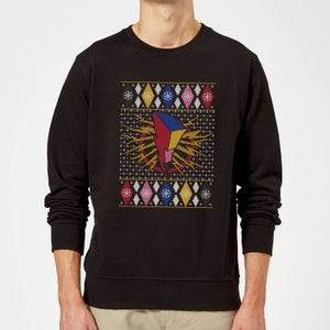 Power Rangers Christmas Sweatshirt - Black