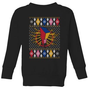 Power Rangers Kids' Christmas Sweater - Black